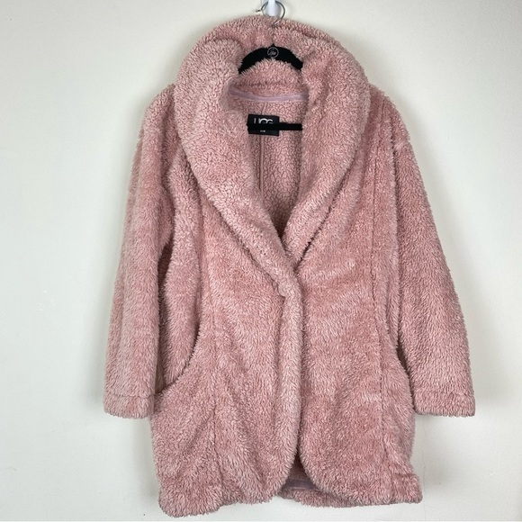 UGG Annona Sherpa Teddy Travel Button Cardigan Size Extra Small Barbiecore - Picture 1 of 9
